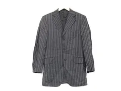 dunhill ダンヒル ウール100％ ストライプ ジャケット アウター 上着 洋服 ビジネス 紳士 メンズ グレー系 DN2227のサムネイル
