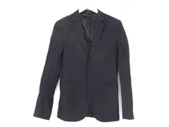 EMPORIO ARMANI エンポリオアルマーニ ウール100％ ジャケット アウター 上着 表記サイズ 44 洋服 メンズ ネイビー系 DN2231のサムネイル