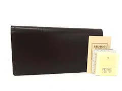 ■美品■ PRARE プレリー レザー 二つ折り 長財布 ウォレット 札入れ 小銭入れ メンズ レディース ブラウン系 DN1597のサムネイル