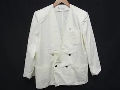 ChristianDior ディオール ポリエステル×コットン 長袖 ジャケット アウター 上着 表記 L 洋服 レディース オフホワイト系 DN1491のサムネイル