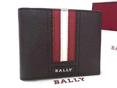 ■新品■未使用■ BALLY バリー  TEVYE LT 241 レザー 二つ折り 財布 ウォレット 札入れ カード入れ ブラウン系 FU9576のサムネイル