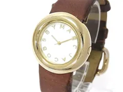 MARC BY MARC JACOBS マークバイマークジェイコブス MBM8520 SS×レザー クォーツ 3気圧防水 腕時計 ウォッチ ブラウン系 DM9601のサムネイル