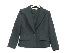■美品■ GIVENCHY ジバンシィ ウール100％ チェック柄 ジャケット 上着 表記サイズ 42 洋服 レディース グリーン系 DM9711のサムネイル
