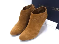 ■美品■ Sergio rossi セルジオロッシ スエード ショートブーツ ブーティ 表記サイズ 39 (約26cm) 靴 レディース ブラウン系 DM9164のサムネイル
