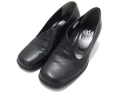 ■美品■ MAX＆Co. マックスアンドコー レザー ヒール パンプス 表記サイズ 23 靴 シューズ レディース ブラック系 DM8927のサムネイル