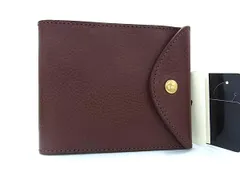 ■新品同様■ PRARE プレリー ミニマルクラシック レザー 二つ折り 財布 ウォレット 札入れ カード入れ メンズ ブラウン系 BP9130のサムネイル