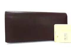■新品■未使用■ PRARE プレリー レザー 二つ折り 長財布 ウォレット 札入れ 小銭入れ レディース メンズ ブラウン系 BT4048のサムネイル