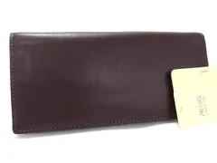 ■新品■未使用■ PRARE プレリー レザー 二つ折り 長財布 ウォレット 札入れ 小銭入れ レディース メンズ ブラウン系 BT4055のサムネイル