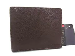 ■新品■未使用■ PRARE プレリー レザー  二つ折り 財布 ウォレット 札入れ カード入れ レディース メンズ ブラウン系 BT4049のサムネイル