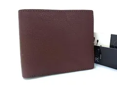 ■新品同様■ PRARE プレリー ミニマルクラシック レザー 二つ折り 財布 ウォレット 札入れ 小銭入れ ブラウン系 BT4054のサムネイル