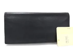 ■新品■未使用■ PRARE プレリー レザー 二つ折り 長財布 ウォレット 札入れ カード入れ 小銭入れ メンズ ブラック系 BT4043のサムネイル