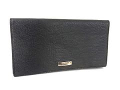 ■美品■ S.T.Dupont エス･テー･デュポン レザー 二つ折り 長財布 ウォレット 札入れ カード入れ メンズ ブラック系 DM7180