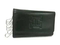 ■美品■ HIROFU ヒロフ レザー 6連 キーケース 鍵入れ メンズ レディース グリーン系 DM7450のサムネイル