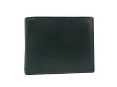 ■美品■ PRARE プレリー レザー 二つ折り 財布 ウォレット 札入れ 小銭入れ レディース メンズ ネイビー系 DM4864のサムネイル