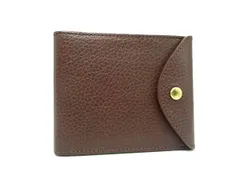 ■美品■ PRARE プレリー レザー 二つ折り 財布 ウォレット 札入れ レディース メンズ ブラウン系 DM4872のサムネイル