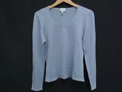 ■美品■ ARMANI COLLEZIONI アルマーニ コレッツィオーニ ウール 長袖 ニット セーター トップス サイズ 44 ライトブルー系 DM4721のサムネイル