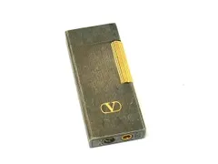 VALENTINO ヴァレンティノ 高級ライター ローラーガスライター 喫煙グッズ 喫煙具 メンズ レディース シルバー系×ゴールド系 DM3775のサムネイル