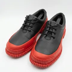 CAMPER カンペール Pix ピックス レースアップシューズ 外羽根 ダービー 41 26cm ブラック レッド 本革 レザー 厚底 ソール メンズ 靴のサムネイル