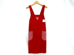 ■美品■ GIVENCHY ジバンシィ コットン100％ エプロン キッチン用品 レディース レッド系×ホワイト系 DM3417のサムネイル