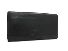 HIROFU ヒロフ レザー 二つ折り 長財布 ウォレット 札入れ 小銭入れ レディース メンズ ブラック系 DM1106のサムネイル