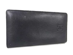 HIROFU ヒロフ レザー 二つ折り L字ファスナー 長財布 ウォレット 小銭入れ カード入れ 札入れ メンズ ブラック系 DM1138のサムネイル