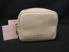 ■新品同様■ Samantha Thavasa サマンサタバサ レザー ポーチ マルチケース 小物入れ レディース ライトベージュ系 DM2072のサムネイル