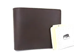 ■新品■未使用■ PRARE プレリー レザー 二つ折り 財布 ウォレット 小銭入れ 札入れ カード入れ メンズ ブラウン系 BP8720のサムネイル