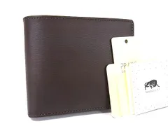 ■新品■未使用■ PRARE プレリー レザー 二つ折り 財布 ウォレット 小銭入れ 札入れ カード入れ メンズ ブラウン系 BP8735のサムネイル