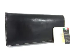■極美品■ PRARE プレリー レザー 二つ折り 長財布 ウォレット 小銭入れ 札入れ カード入れ メンズ ブラック系 BP8728のサムネイル