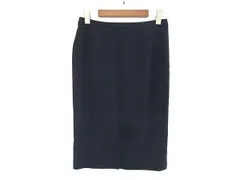 ■美品■ GIORGIO ARMANI ジョルジオアルマーニ ウール100% スカート ボトムス 表記サイズ 42 洋服 レディース ブラック系 DL7496のサムネイル