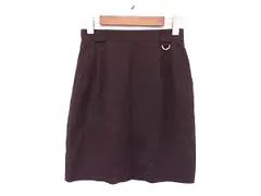ChristianDior ディオール ポリエステル×トリアセテート×ウール スカート ボトムス サイズ M 洋服 レディース ブラウン系 DL8018のサムネイル