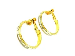 BALMAIN バルマン ネジ式 イヤリング アクセサリー レディース ゴールド系×シルバー系 DL7379のサムネイル