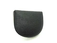 ■新品同様■ Salvatore Ferragamo フェラガモ レザー コインケース コインパース 小銭入れ メンズ レディース ブラック系 DL7223のサムネイル