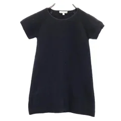 Chloe クロエ 半袖 ニット ワンピース 6 ブラック チュニック キッズ 古着のサムネイル