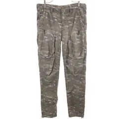 ARMANI EXCHANGE アルマーニエクスチェンジ 迷彩柄 ミリタリーパンツ W30 グレー系 メンズ 古着のサムネイル