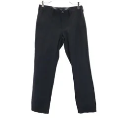 BLACK LABEL CRESTBRIDGE ブラックレーベルクレストブリッジ リネンブレンド 三陽商会 ロングパンツ S 黒系 スラックス メンズ 古着のサムネイル