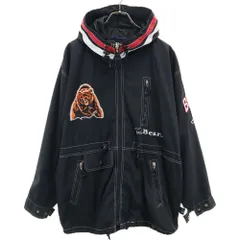 Bear ベアー 90s 韓国製 オールド 長袖 ジップジャケット F 黒 メンズ 古着のサムネイル