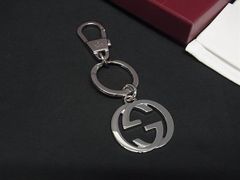 ■新品■未使用■ GUCCI グッチ インターロッキングG キーホルダー キーリング チャーム シルバー系 FR7465