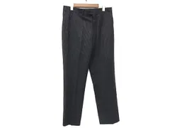 ■美品■ Paul Smith ポールスミス ウール ストライプ パンツ スラックス ボトムス 長ズボン サイズ L 洋服 メンズ ブラック系 DL3886のサムネイル