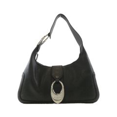 レディース BVLGARI ブルガリ ショルダーバッグ ブラック モダン 