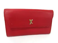 Paloma Picasso パロマピカソ レザー 二つ折り 長財布 ウォレット 小銭入れ 札入れ レディース レッド系 DL1562のサムネイル