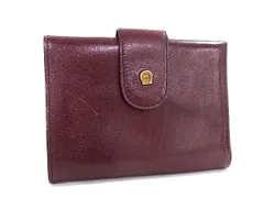 ■美品■ AIGNER アイグナー レザー 三つ折り 財布 ウォレット 札入れ 小銭入れ カード入れ メンズ レディース ブラウン系 DJ9445のサムネイル