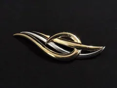 pierre cardin ピエールカルダン ピンブローチ ピンバッチ アクセサリー レディース ゴールド系×シルバー系 DK9354のサムネイル