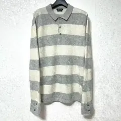 L 100 マッシモ ドゥッティ ウール ニット カラーTシャツ セーターのサムネイル