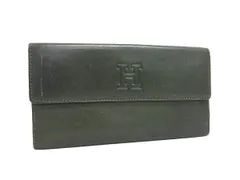 HIROFU ヒロフ レザー 二つ折り 長財布 ウォレット 札入れ 小銭入れ レディース メンズ グリーン系 DK4515のサムネイル