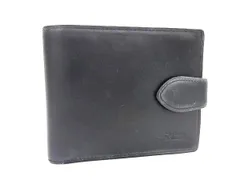 LONGCHAMP ロンシャン レザー 二つ折り ミニ 財布 ウォレット 札入れ 小銭入れ カード入れ メンズ ブラック系 DK2840のサムネイル