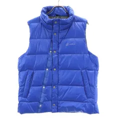 未使用 Johnbull ジョンブル デニールナイロン ルーム ダウンベスト M 青 PERMAWARM メンズ 古着のサムネイル