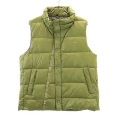 未使用 Johnbull ジョンブル デニールナイロン ルーム ダウンベスト M モスグリーン PERMAWARM メンズ 古着のサムネイル