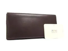 ■極美品■ PRARE プレリー レザー 二つ折り 長財布 ウォレット 札入れ メンズ ダークブラウン系 BK9920のサムネイル