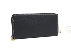 ■新品■未使用■ PRARE プレリー レザー ラウンドファスナー 長財布 ウォレット 小銭入れ 札入れ メンズ ブラック系 BK9919のサムネイル